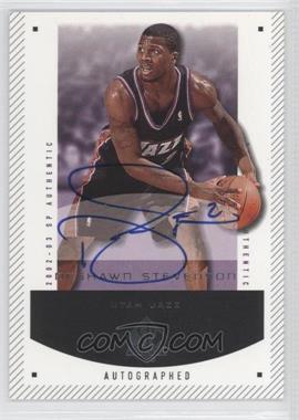 2002-03 SP Authentic - [Base] #97-A - DeShawn Stevenson (Autograph)