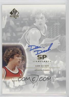 2002-03 SP Authentic - SP Signatures #DD - Dan Dickau