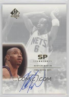 2002-03 SP Authentic - SP Signatures #KM - Kenyon Martin