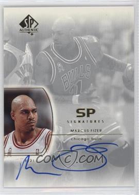 2002-03 SP Authentic - SP Signatures #MF - Marcus Fizer