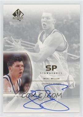 2002-03 SP Authentic - SP Signatures #MM - Mike Miller