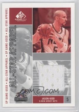 2002-03 SP Game Used Edition - All-Star Apparel #KD-AS - Jason Kidd