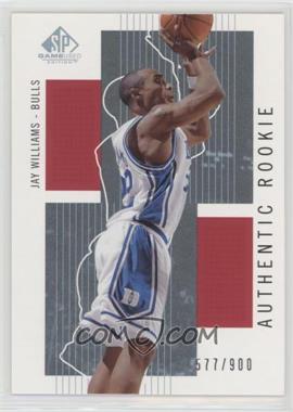 2002-03 SP Game Used Edition - [Base] #103 - Authentic Rookie - Jay Williams /900