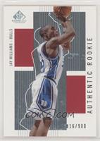 Authentic Rookie - Jay Williams #/900