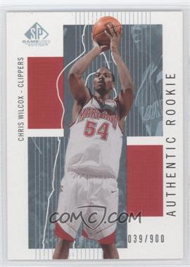 2002-03 SP Game Used Edition - [Base] #111 - Authentic Rookie - Chris Wilcox /900