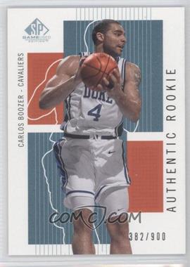 2002-03 SP Game Used Edition - [Base] #136 - Authentic Rookie - Carlos Boozer /900