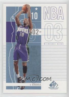 2002-03 SP Game Used Edition - [Base] #55 - Sam Cassell