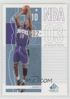 2002-03 SP Game Used Edition - [Base] #55 - Sam Cassell