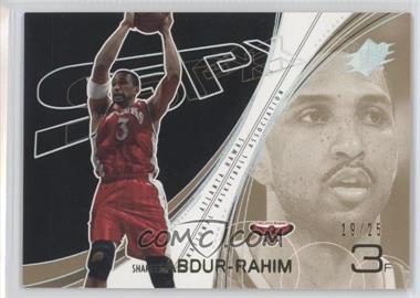 2002-03 SPx - [Base] - Spectrum #1 - Shareef Abdur-Rahim /25