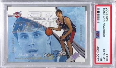 2002-03 SPx - [Base] #150 - Rookies Level 3 - Bostjan Nachbar /2999 [PSA 10 GEM MT]