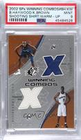 Brendan Haywood, Kwame Brown [PSA 9 MINT]