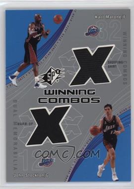2002-03 SPx - Winning Combos #KM/JS - Karl Malone, John Stockton