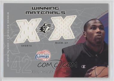 2002-03 SPx - Winning Materials #EB-W - Elton Brand