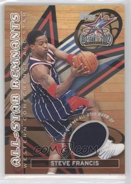 2002-03 Topps - All-Star Remnants Relics #TR-SF - Steve Francis