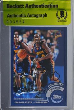 2002-03 Topps - [Base] #63 - Gilbert Arenas [BAS Authentic]