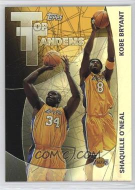 2002-03 Topps - Top Tandems #TT2 - Shaquille O'Neal, Kobe Bryant