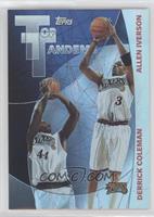 Allen Iverson, Derrick Coleman [Good to VG‑EX]