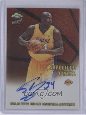 2002-03 Topps Chrome - Autographs #TCA-SO - Refractor - Shaquille O'Neal /850
