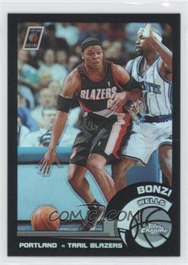 2002-03 Topps Chrome - [Base] - Black Border Refractor #110 - Bonzi Wells /99