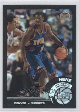 2002-03 Topps Chrome - [Base] - Black Border Refractor #139.2 - Nene (Foreign Language Back) /99