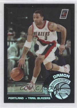 2002-03 Topps Chrome - [Base] - Black Border Refractor #87 - Damon Stoudamire /99