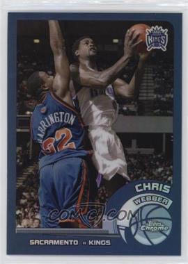 2002-03 Topps Chrome - [Base] - Refractor #69 - Chris Webber