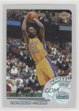 2002-03 Topps Chrome - [Base] - White Border Refractor #155 - Kareem Rush /249