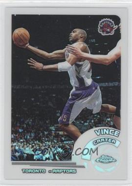 2002-03 Topps Chrome - [Base] - White Border Refractor #30 - Vince Carter /249