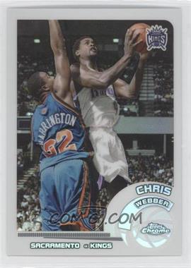 2002-03 Topps Chrome - [Base] - White Border Refractor #69 - Chris Webber /249