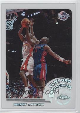 2002-03 Topps Chrome - [Base] - White Border Refractor #81 - Clifford Robinson /249