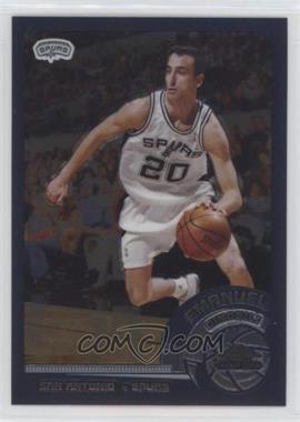 2002-03 Topps Chrome - [Base] #124.1 - Emanuel Ginobili (English Language Back)