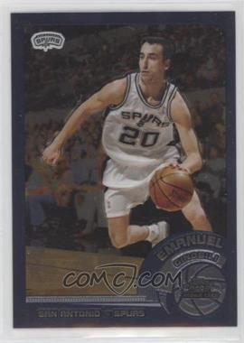 2002-03 Topps Chrome - [Base] #124.2 - Emanuel Ginobili (Foreign Language Back)