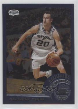 2002-03 Topps Chrome - [Base] #124.2 - Emanuel Ginobili (Foreign Language Back)