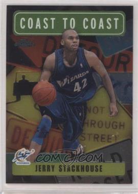 2002-03 Topps Chrome - Coast to Coast #CC16 - Jerry Stackhouse