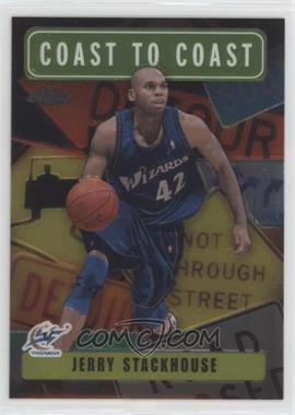 2002-03 Topps Chrome - Coast to Coast #CC16 - Jerry Stackhouse