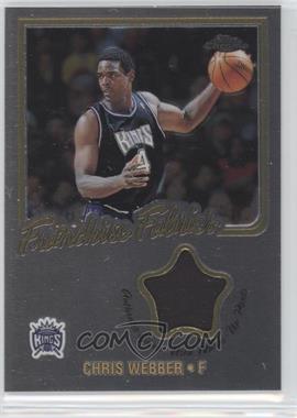 2002-03 Topps Chrome - Franchise Fabrics #FF-CW - Chris Webber