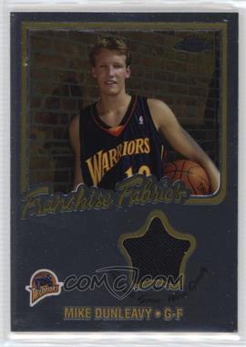 2002-03 Topps Chrome - Franchise Fabrics #FF-MD - Mike Dunleavy Jr.