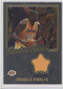 2002-03 Topps Chrome - Franchise Fabrics #FF-SO - Shaquille O'Neal