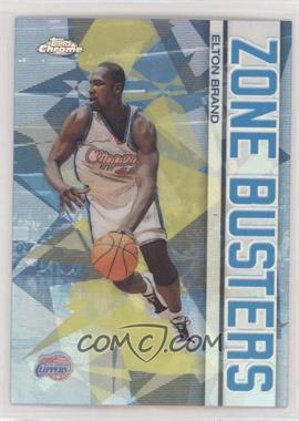 2002-03 Topps Chrome - Zone Busters - Refractor #ZB14 - Elton Brand