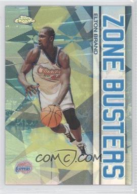 2002-03 Topps Chrome - Zone Busters - Refractor #ZB14 - Elton Brand