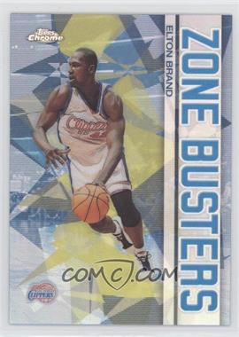 2002-03 Topps Chrome - Zone Busters - Refractor #ZB14 - Elton Brand