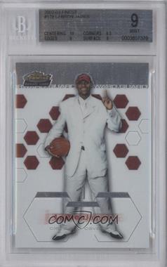 2002-03 Topps Finest - [Base] #178 - 2003-04 Rookie - LeBron James [BGS 9 MINT]