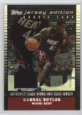 2002-03 Topps Jersey Edition - [Base] - Black #je RB - Rasual Butler /99