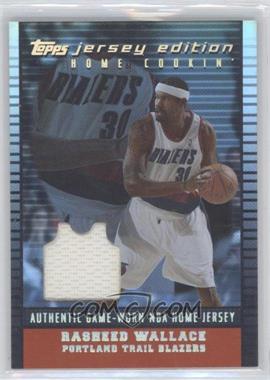 2002-03 Topps Jersey Edition - [Base] - Black #je RWA - Rasheed Wallace /99