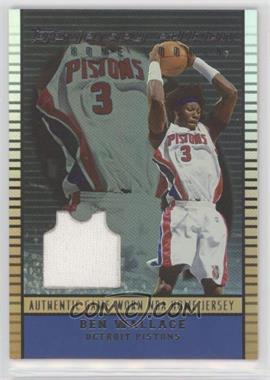 2002-03 Topps Jersey Edition - [Base] - Copper #je BWA - Ben Wallace /299