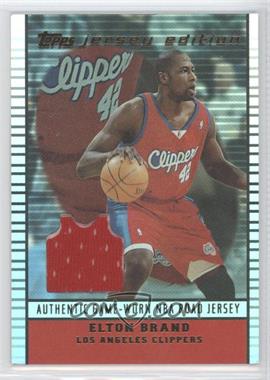 2002-03 Topps Jersey Edition - [Base] #je EB - Elton Brand