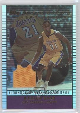 2002-03 Topps Jersey Edition - [Base] #je KRU - Kareem Rush