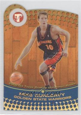 2002-03 Topps Pristine - [Base] - Gold Refractor Die-Cut #58 - Mike Dunleavy /99