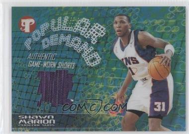 2002-03 Topps Pristine - Popular Demand - Refractor #PD-SM - Shawn Marion /25