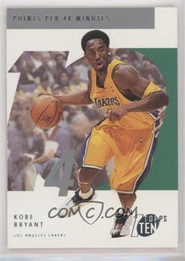 2002-03 Topps Ten - [Base] #14 - Kobe Bryant